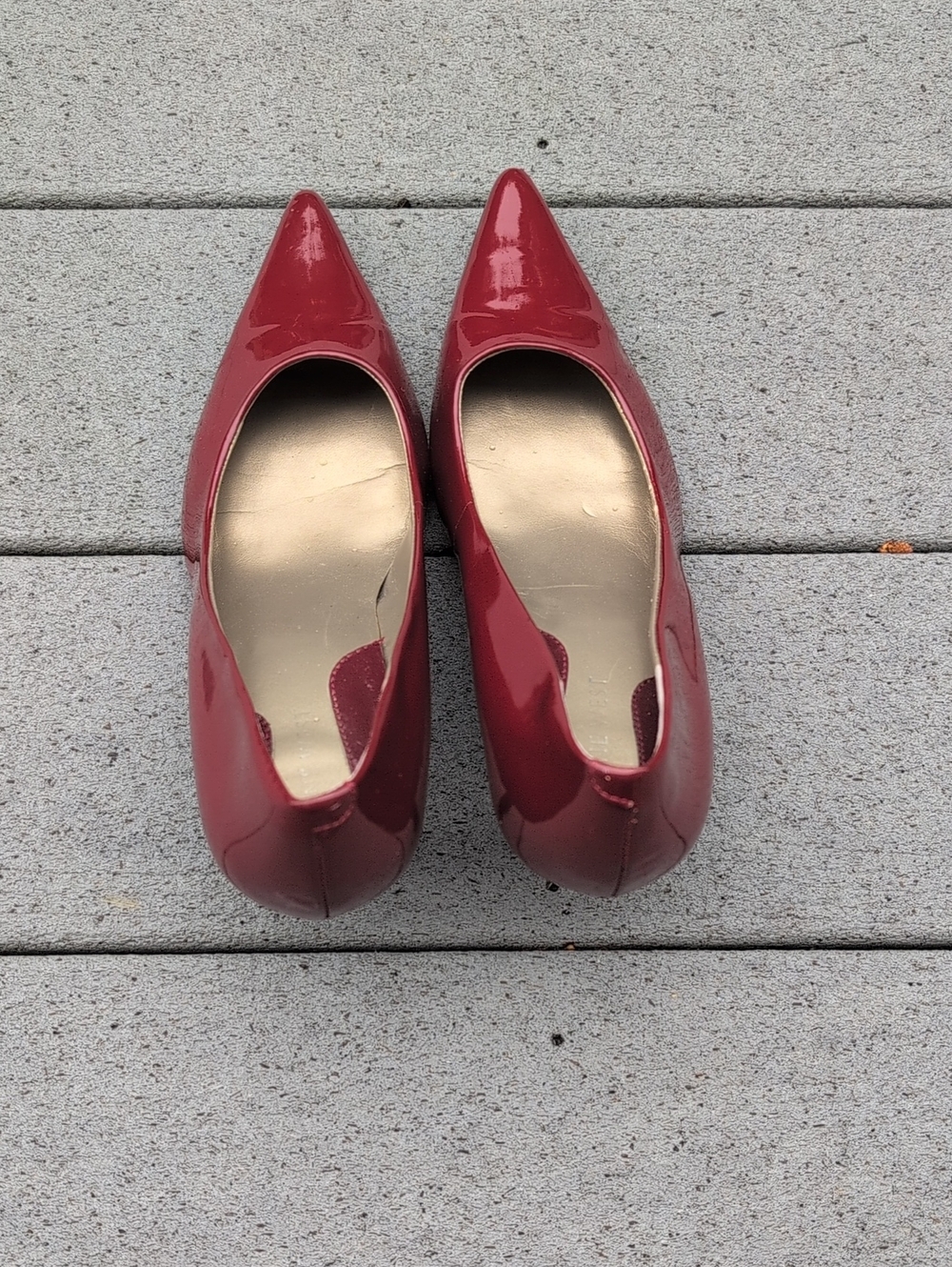 Nine West Mooney Patent Heels | Nine West Red Pointed Toe Patent Heels - Picture 6 of 13